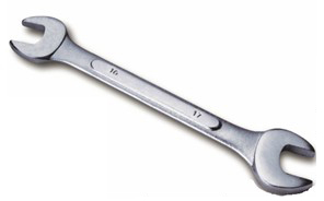 Flanged Double-ended Open Wrench
